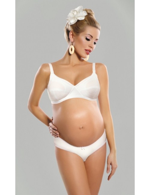 Amam Cotton breasfeeding bra white