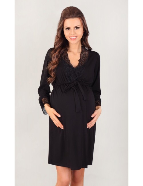 copy of Women's bathrobe - thin flowing short - maternity fashion -